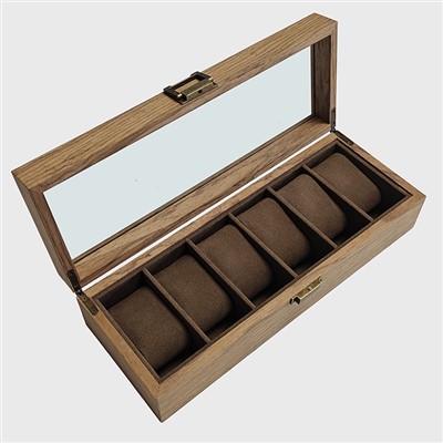 علبة ساعة خشبية